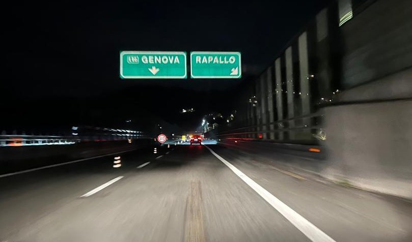 Caos autostrade, Rapallo cronaca di una chiusura notturna da incubo